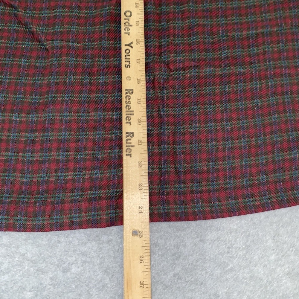 Madewell Women's Size L Flannel Westlake Shirt in Stoppard Plaid Long Sleeve Top - Picture 10 of 12